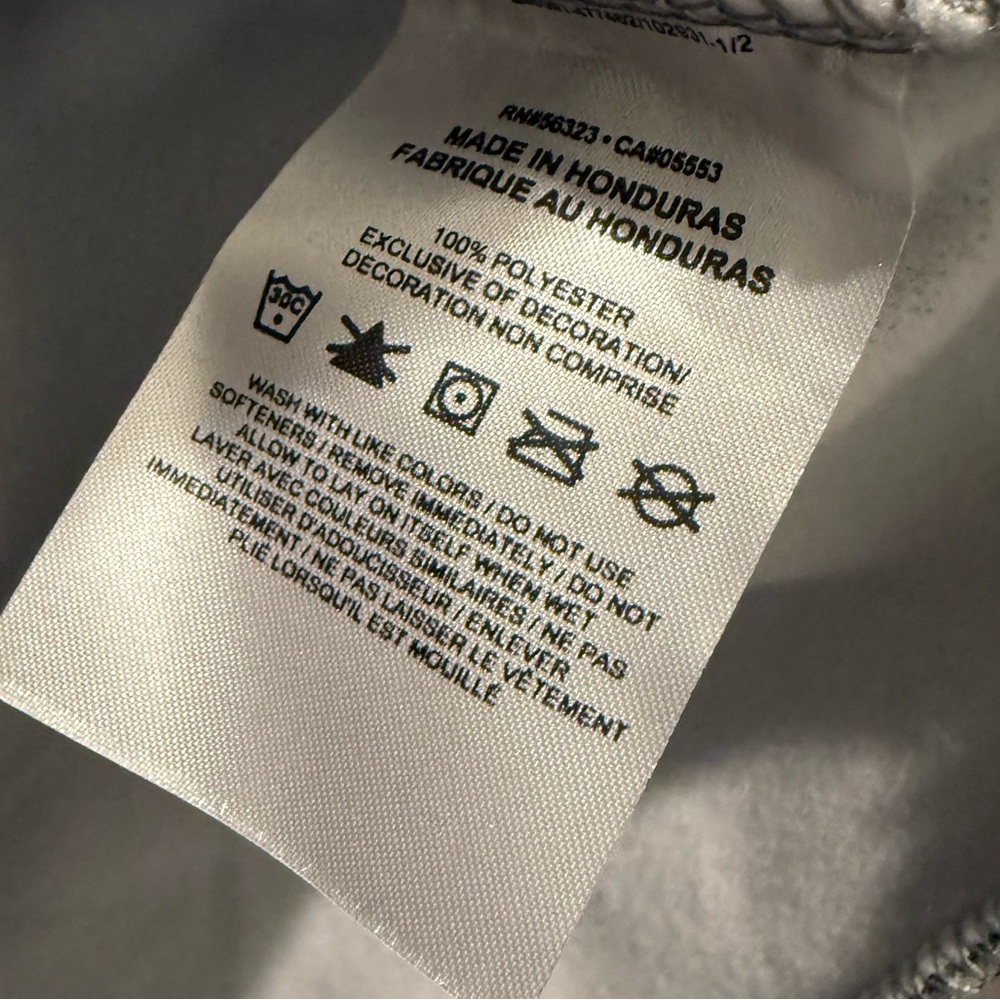 Nike Men's Heather Gray Pullover Hoodie - Picture 5 of 5